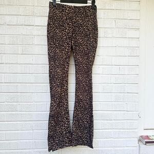 Unif Debbie Flare Leopard Cheetah Printed Pants